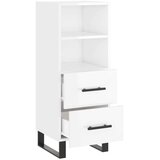 vidaXL Komoda sjajna bijela 34 5 x 34 x 90 cm od konstruiranog drva | shoptok.hr