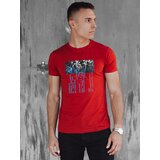 DStreet Koszulka męska czerwona | Shoptok.si