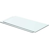  Ploče za police 2 kom staklene prozirne 60 x 25 cm | shoptok.hr