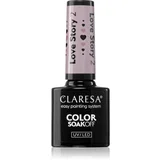 Claresa SoakOff UV/LED Color Love Story gel lak za nohte odtenek 2 5 g