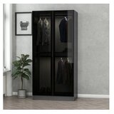 Hanah home Kale Glass Anthracite 210 Ormar, 90x210x52cm, Crni | Eponuda.ba