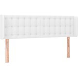  LED uzglavlje bijelo 147x16x78/88 cm od umjetne kože | shoptok.hr