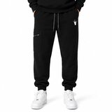 361_Degrees Muški donji deo trenerke Knit Pants Jokić, Crni Cene