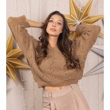 Gemre Soft brown long-sleeve sweater Rianne | shoptok.hr