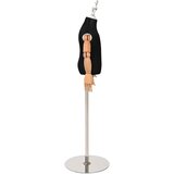  Podesivi Maneken 120-157 cm s Postoljem Uniseks PP Crna | shoptok.hr