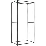 vidaXL garderobna omara 75x50x160 cm črna | Shoptok.si