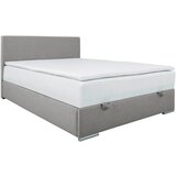 CARRYHOME POSTELJA Z VZMETNICO 90 cm x 200 cm , tekstil svetlo siva | Shoptok.si