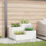 vidaXL Vrtna sadilica Bijela Plastika 100 x 100 x 60 cm Sadilice Cijene