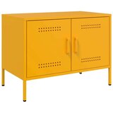 vidaXL TV omarica gorčično rumena 68x39x50,5 cm jeklo | Shoptok.si