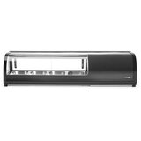 ARKTIC Sushi display, Uključeni spremnici: 4x GN 1/3 (V) 40 mm., GN 1/3, Crna, 220-240V/190W, 1177x426x(H)296mm Cene