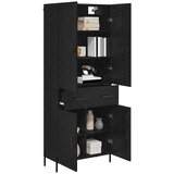  Highboard Crni hrast 69,5 x 34 x 180 cm Konstruirano drvo | shoptok.hr