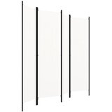 Sobna pregrada s 4 panela bijela 200 x 180 cm | Eponuda.ba