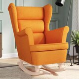  Gugalni stol Temno rumena 74x90x102 cm Tkanina, (21824980) | Shoptok.si