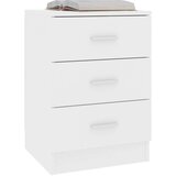  Nočne omarice 2 kosa bele 38x35x56 cm iverna plošča, (20623853) | Shoptok.si