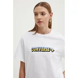 Converse Bombažna kratka majica bela barva, 10026416-A02