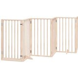 vidaXL Ograda za pse z vrati zložljiva 6 panelov 300 cm topolovina | Shoptok.si
