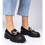 D/CEO marka niezdefiniowana Black elegant moccasins with rhinestones Zelda | shoptok.hr