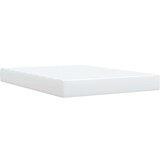 vidaXL box spring postelja z vzmetnico bel 140x190 cm umetno usnje, (21309910) | Shoptok.si