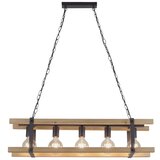 LEUCHTEN DIREKT 15685-79 - Luster na lancu EDITH 5xE27/60W/230V | Eponuda.com