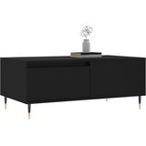  Stolić za kavu crni 90 x 50 x 36,5 cm od konstruiranog drva | shoptok.hr
