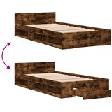  Okvir kreveta s ladicom boja hrasta 90x200 cm drveni | Eponuda.com
