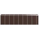 Vrtno spremište smeđe 191 x 725 x 198 cm od pocinčanog čelika | Eponuda.com
