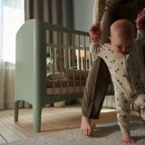 Troll nursery® otroška posteljica wave™ 60x120 white/wax | Shoptok.si