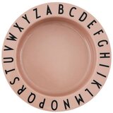 Design Letters Bež globok krožnik Eat & Learn, ø 15,5 cm Cene