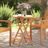 vidaXL Sklopivi vrtni stol Ø60x75 cm od masivnog bagremovog drva | shoptok.hr