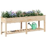  Vrtna saksija Bež 203,5 x 53 x 76,5 cm Čvrsto drvo jele | shoptok.hr