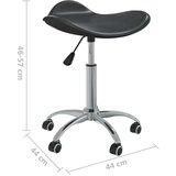  Salonski stolac od umjetne kože crni | shoptok.hr