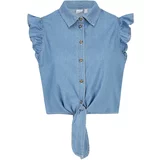 Vero Moda Petite Bluza 'NOE' plavi traper