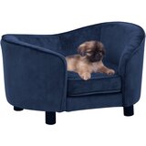 vidaXL Pasji kavc moder 69x49x40 cm iz plisa | Shoptok.si
