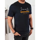 DStreet Men's T-shirt with print, dark blue