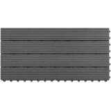  Pločice za decking 6 pcs Sivi 60 x 30 cm Drvoplastična smjesa | shoptok.hr