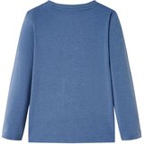  Dječja majica s dugim rukavima plava prošarana 128 | shoptok.hr