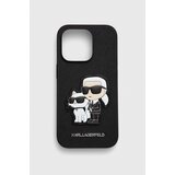 Karl Lagerfeld Etui za telefon iPhone 14 Pro 6.1" črna barva Cene