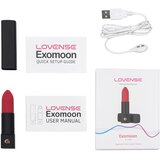 Lovense Exomoon - mini vibrator u obliku ruža (crni) | shoptok.hr