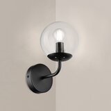  Brilagi - Zidna lampa MALIVA 1xE14/15W/230V crna/prozirna | Eponuda.com