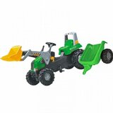 Rolly Toys traktor na pedale junior sa kašikom i prikolicom Cene