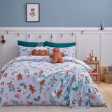 Catherine Lansfield Modra enojna posteljnina iz mikrovlaken 135x200 cm Gingerbread – | Shoptok.si