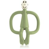 Matchstick monkey Teething Toy and Gel Applicator grickalica za bebe sa četkicom 2 u 1 Olive 1 kom | shoptok.hr