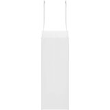  Papirnate vrećice 50 kom s ručkama bijele 15x8x21 cm | shoptok.hr