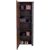 Zandiara Garderobna Omara Ontario, Barva Hrasta, Siva | Shoptok.si