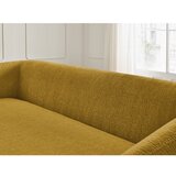 Bobochic Paris Gorčično rumena raztegljiva sedežna garnitura iz šenilje 228 cm Neyo – | Shoptok.si