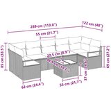  Set sofe 8 pcs Crna i Krema poliratan | shoptok.hr