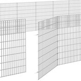  Ograda za životinje s 24 ploča 54 x 80 cm od pocinčanog željeza | shoptok.hr