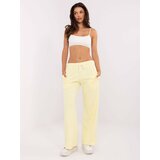 RELEVANCE Sweatpants-RV-DR-A748.72-Light Yellow | Shoptok.si