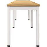  Vrtna klupa 201 x 35 x 45 cm Čvrsto drvo akacije Bijela | shoptok.hr