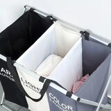 Vilde sklopiva košara za rublje 105 L s 3 odjeljka, 62 × 37,5 × 56 cm – višebojna | shoptok.hr